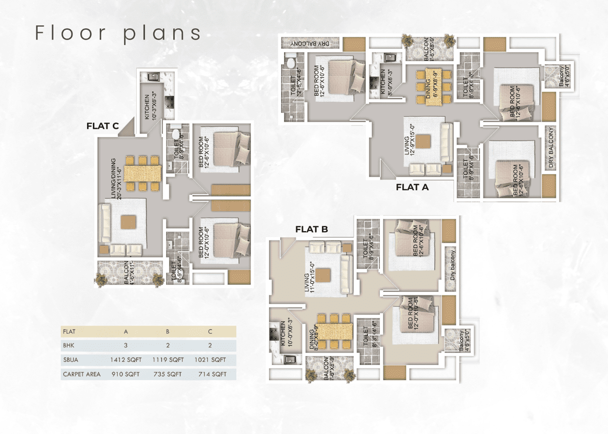 empire cental 3bhk